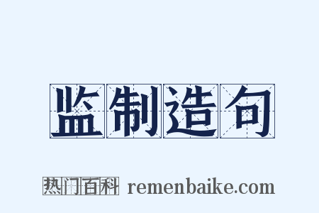 监制造句是什么意思的图片